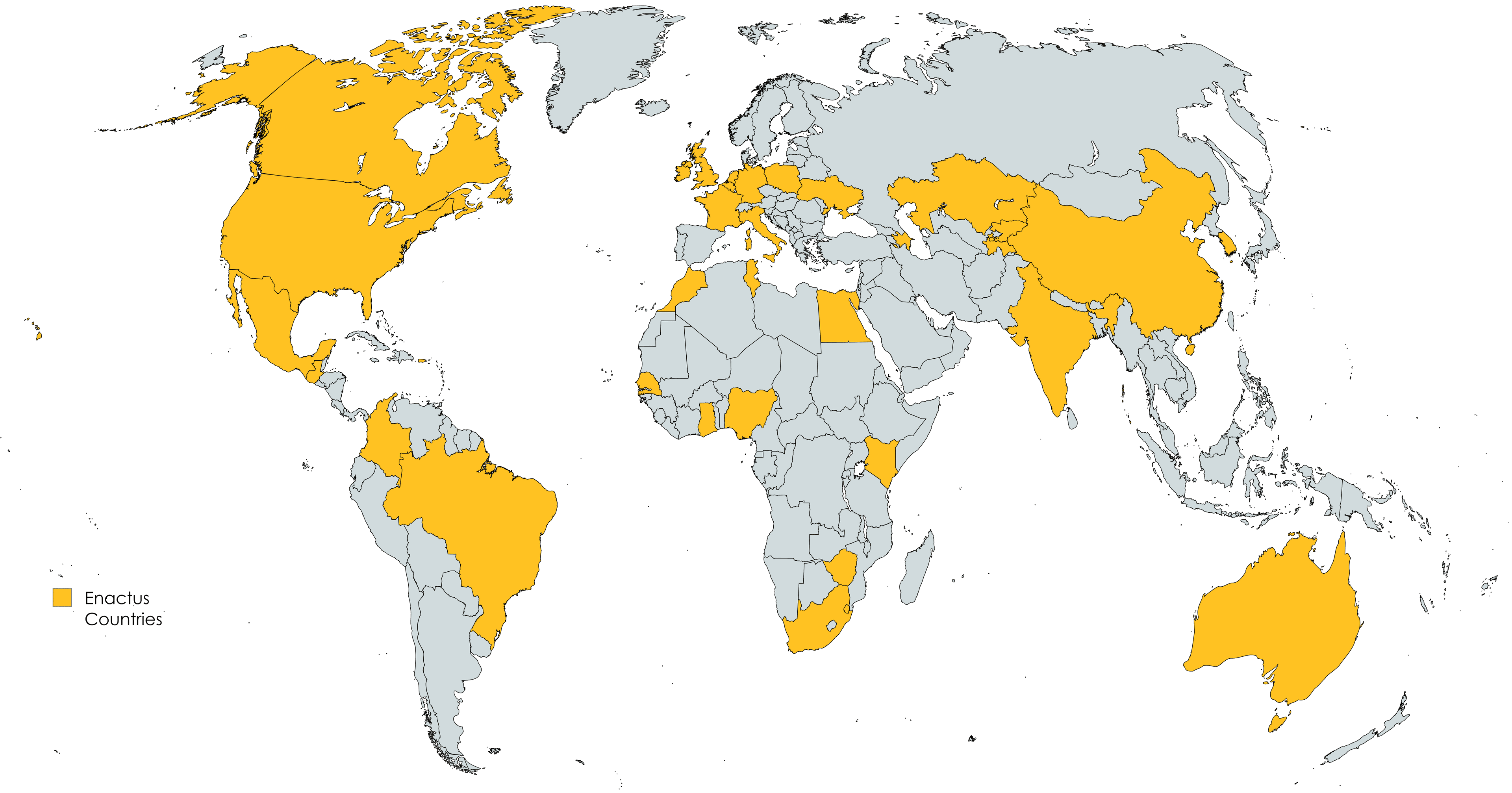 Enactus World Map